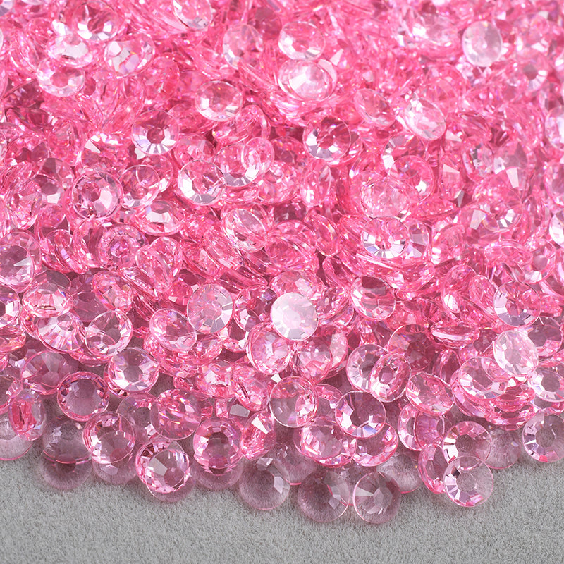 Pink - Transparent Resin Rhinestones (3mm, 4mm & 5mm) image 0