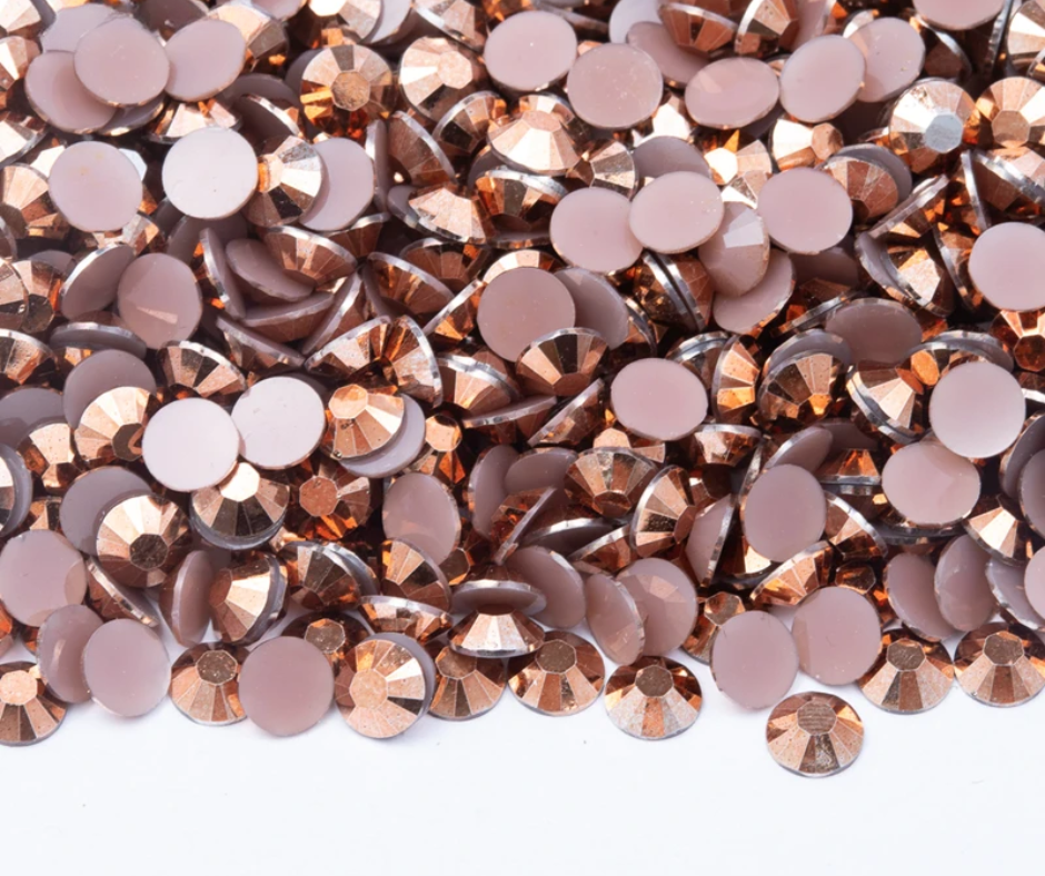 Rose Gold - Jelly Resin Rhinestones (3mm, 4mm & 5mm) image 0