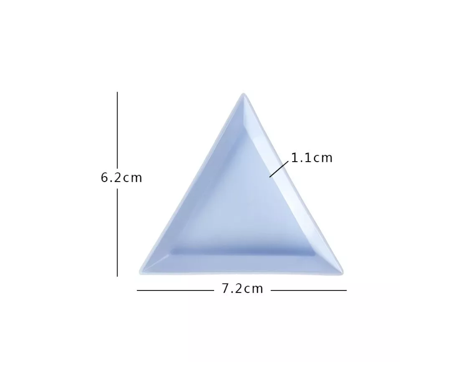 Triangle Sorting Tray for Rhinestones, Pearls or Cabochons image 1