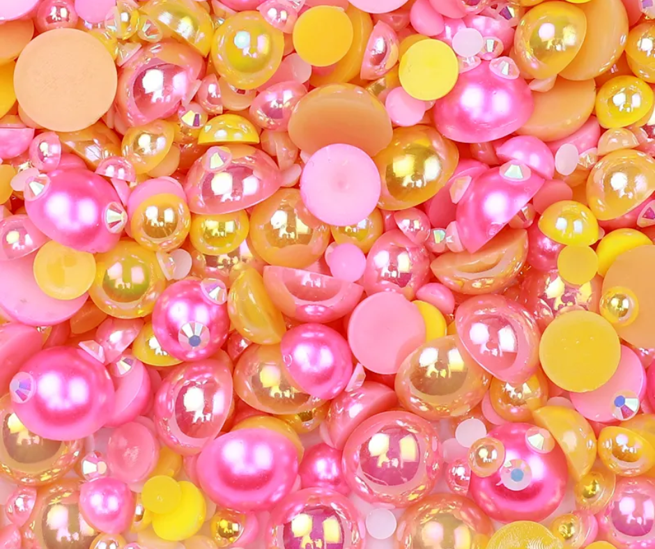 Fruit Salad - Pearl & Rhinestone Mix image 0