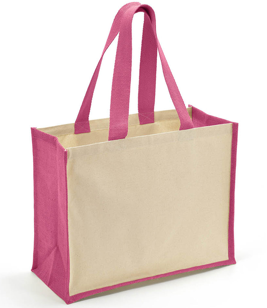 Brand Lab Jute and Canvas Shopper image 0