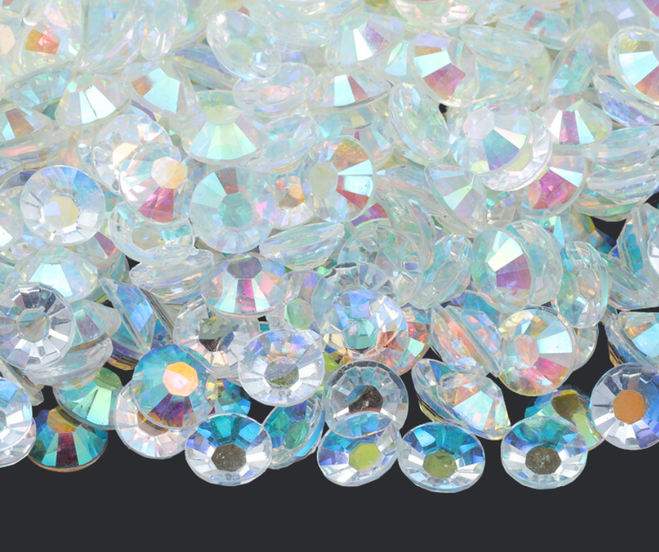 Diamond Spectrum - Transparent AB Resin Rhinestones (3mm, 4mm & 5mm) image 0