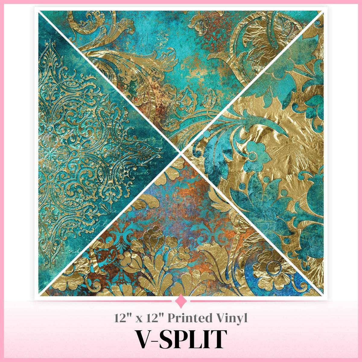 12" x 12" V Split