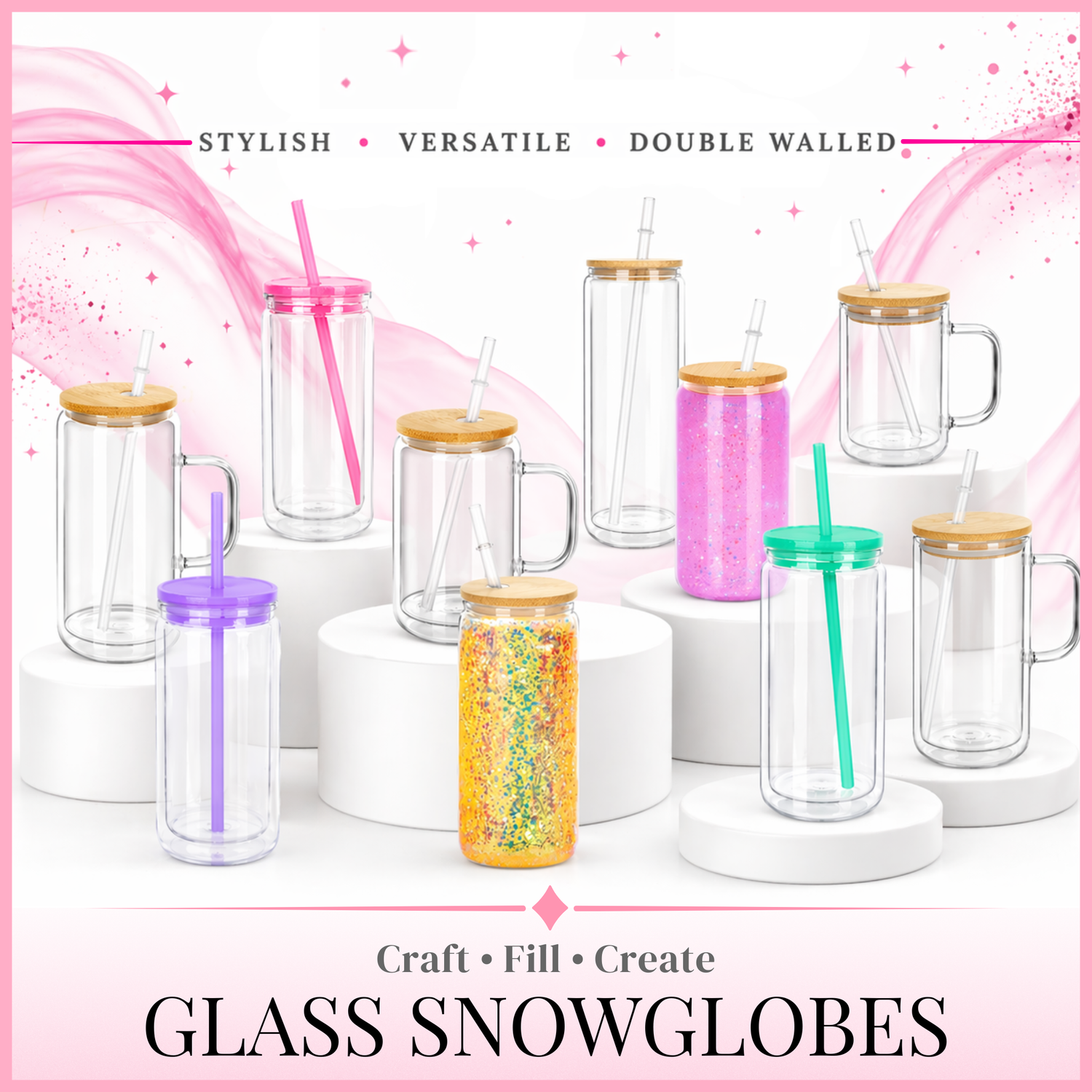 Glass Snowglobes