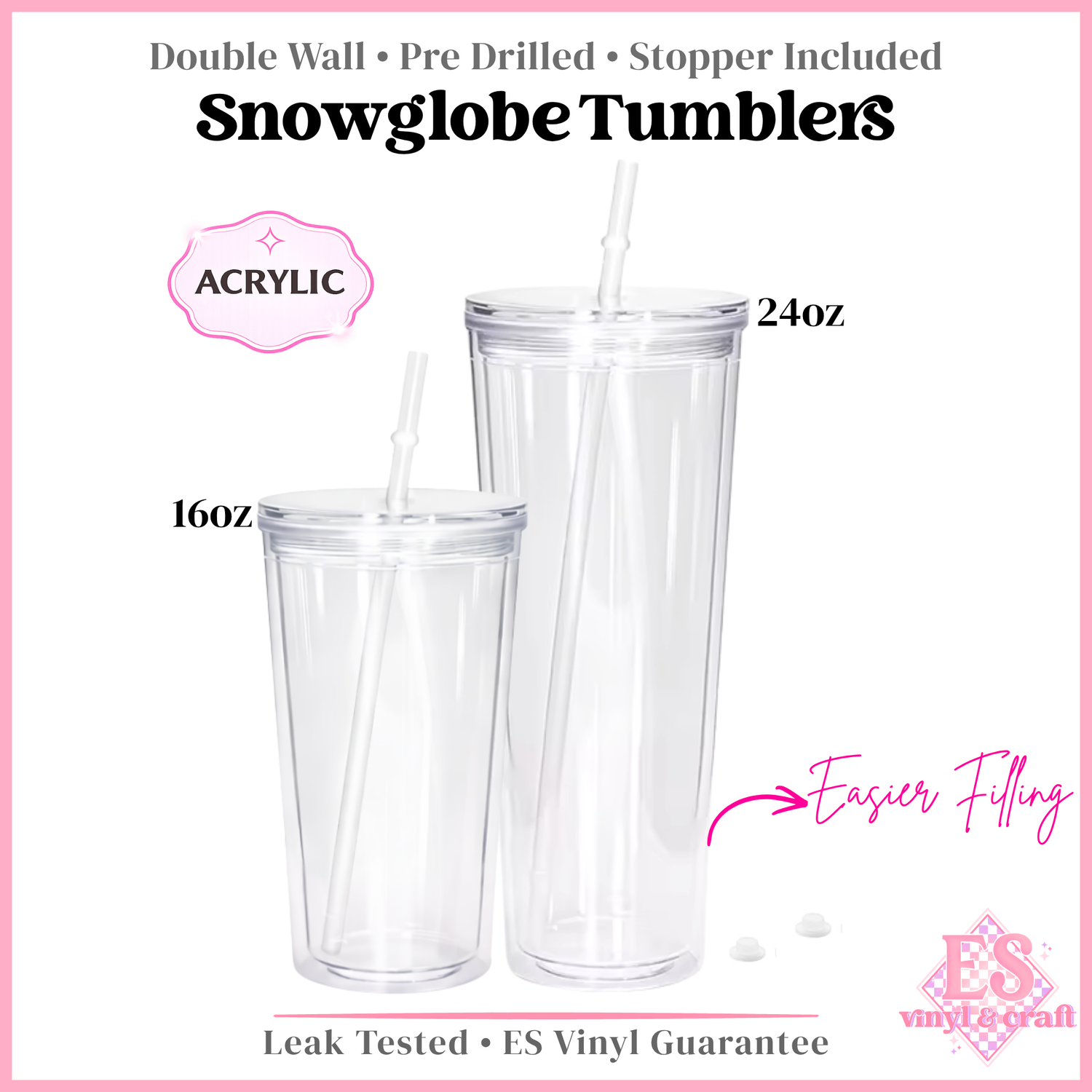 Double Wall Snowglobe