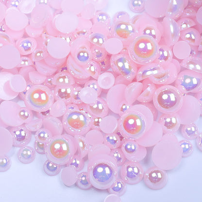 Powder Pink - Pearl Mix 6mm, 8mm & 10mm image 0