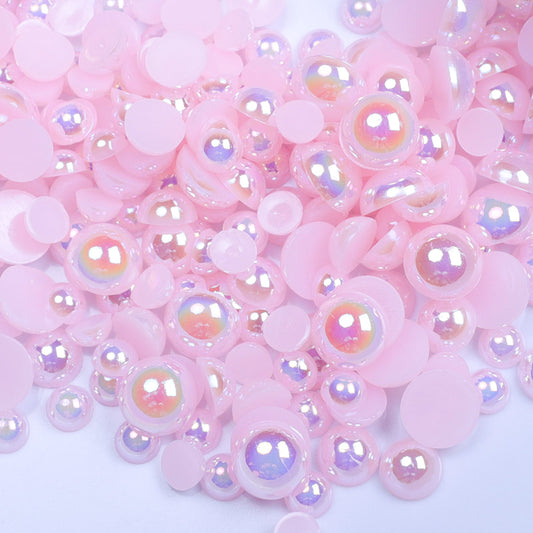 Powder Pink - Pearl Mix 6mm, 8mm & 10mm image 0