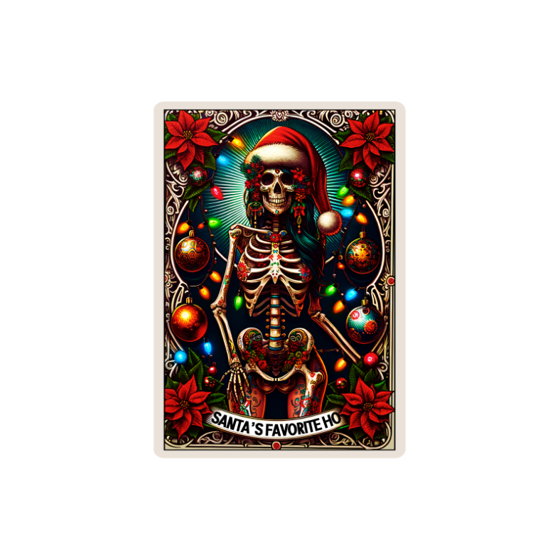 Christmas Tarot Card Decals - Glossy White Self Adhesive Vinyl image 9