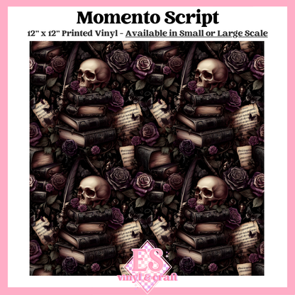 Memento Script - Small or Large Scale Options - 12" x 12" Sheet image 0
