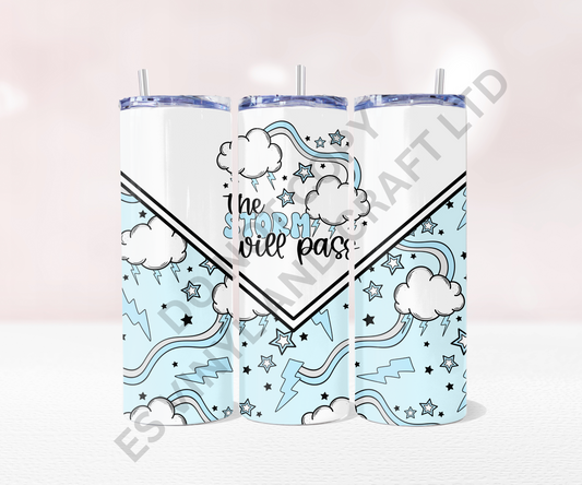 Storm - Full 20oz Tumbler Sublimation Ready To Print image 0