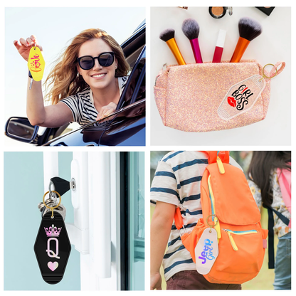Barbie Pink - Teckwrap Motel Keychain Blank image 2