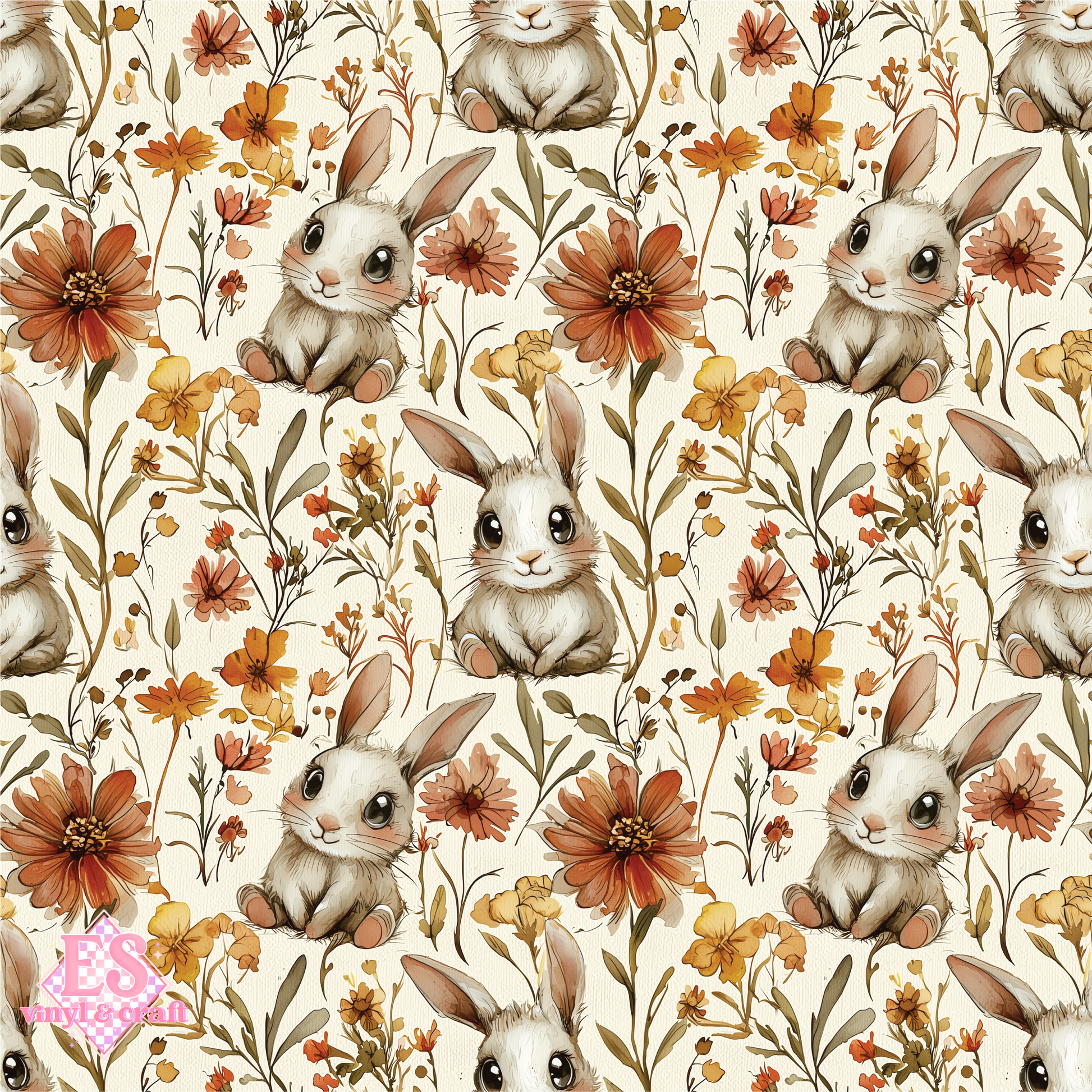Flutter & Bloom Collection - UV Printed Vinyl 12" x 12" Sheet image 9