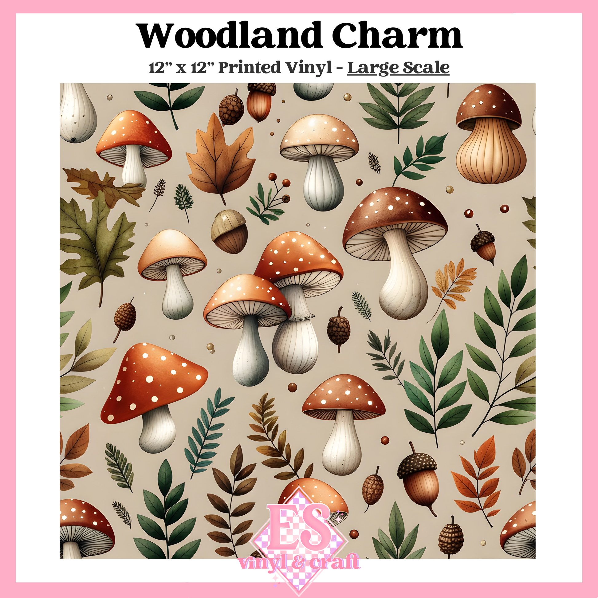 Woodland Charm - Small or Large Scale Options - 12" x 12" Sheet image 2