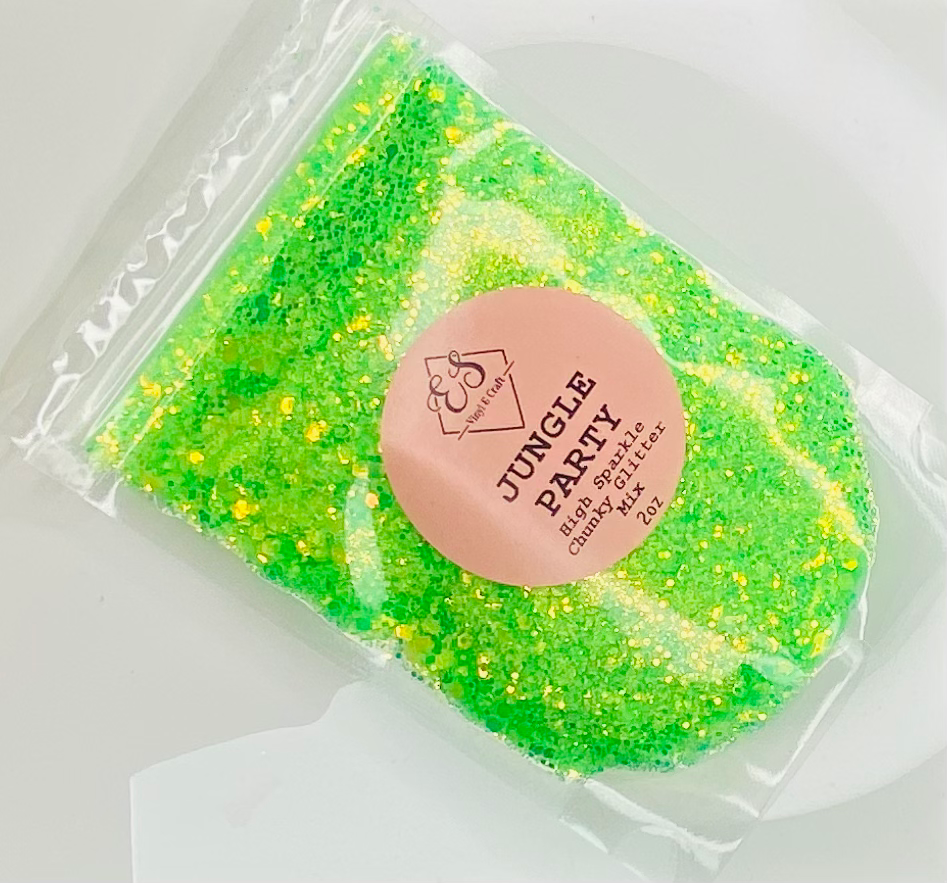 Jungle Party - High Sparkle Chunky Glitter Mix image 0