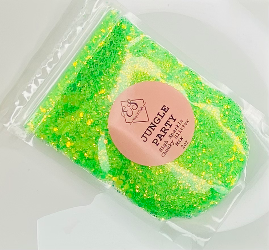 Jungle Party - High Sparkle Chunky Glitter Mix image 0