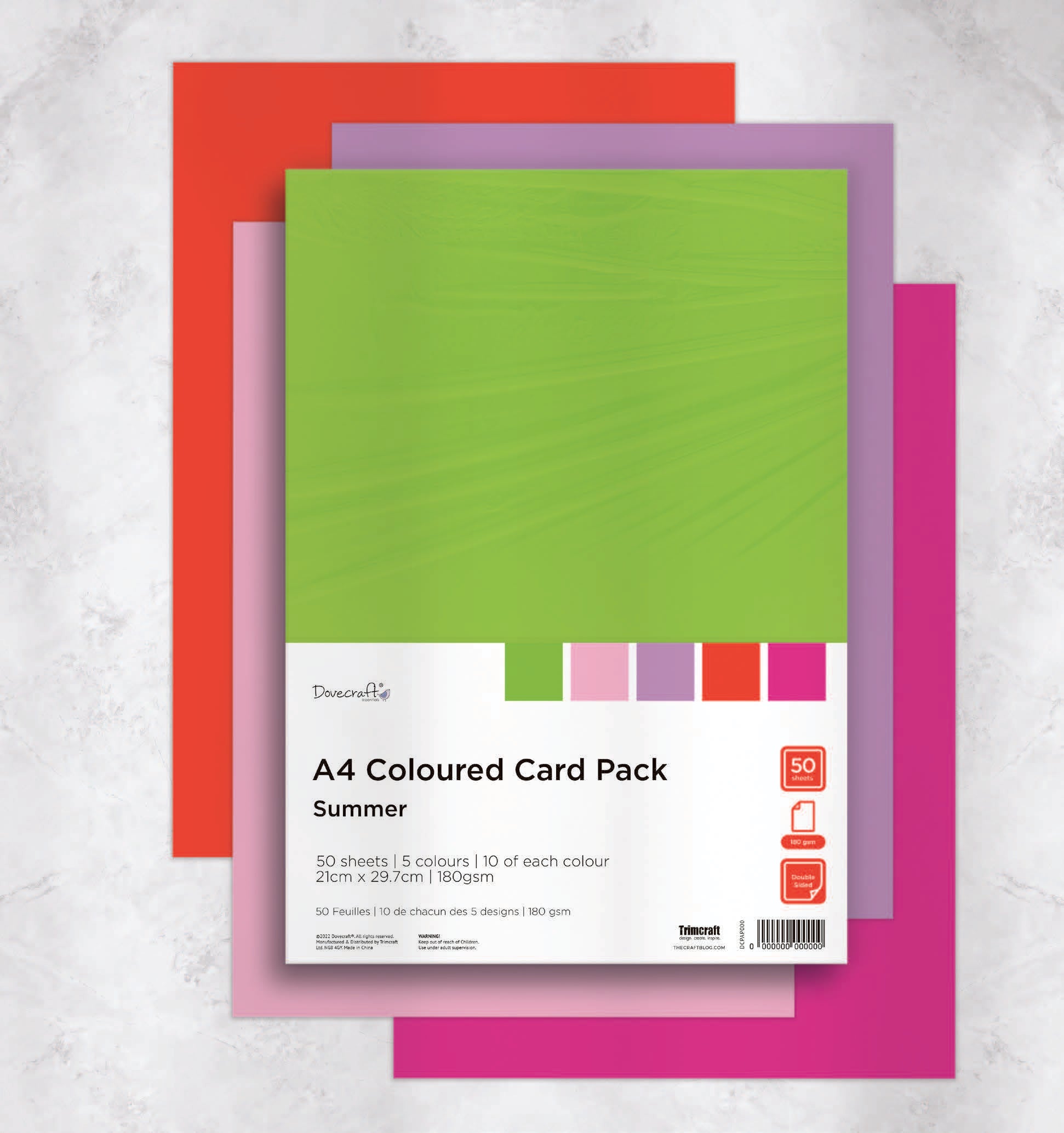 Dovecraft A4 Coloured Card Packs image 5