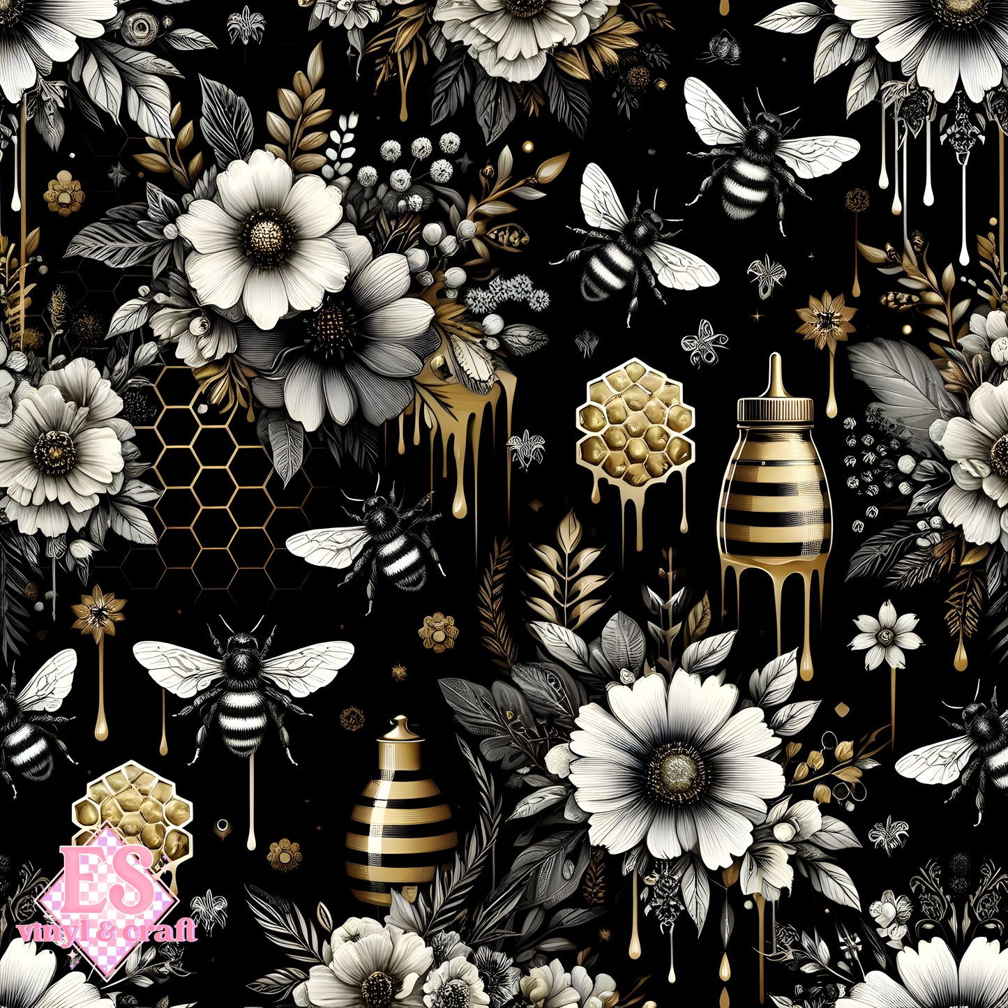 The Gilded Hive Collection - Section 1 - 12" x 12" Sheet image 10