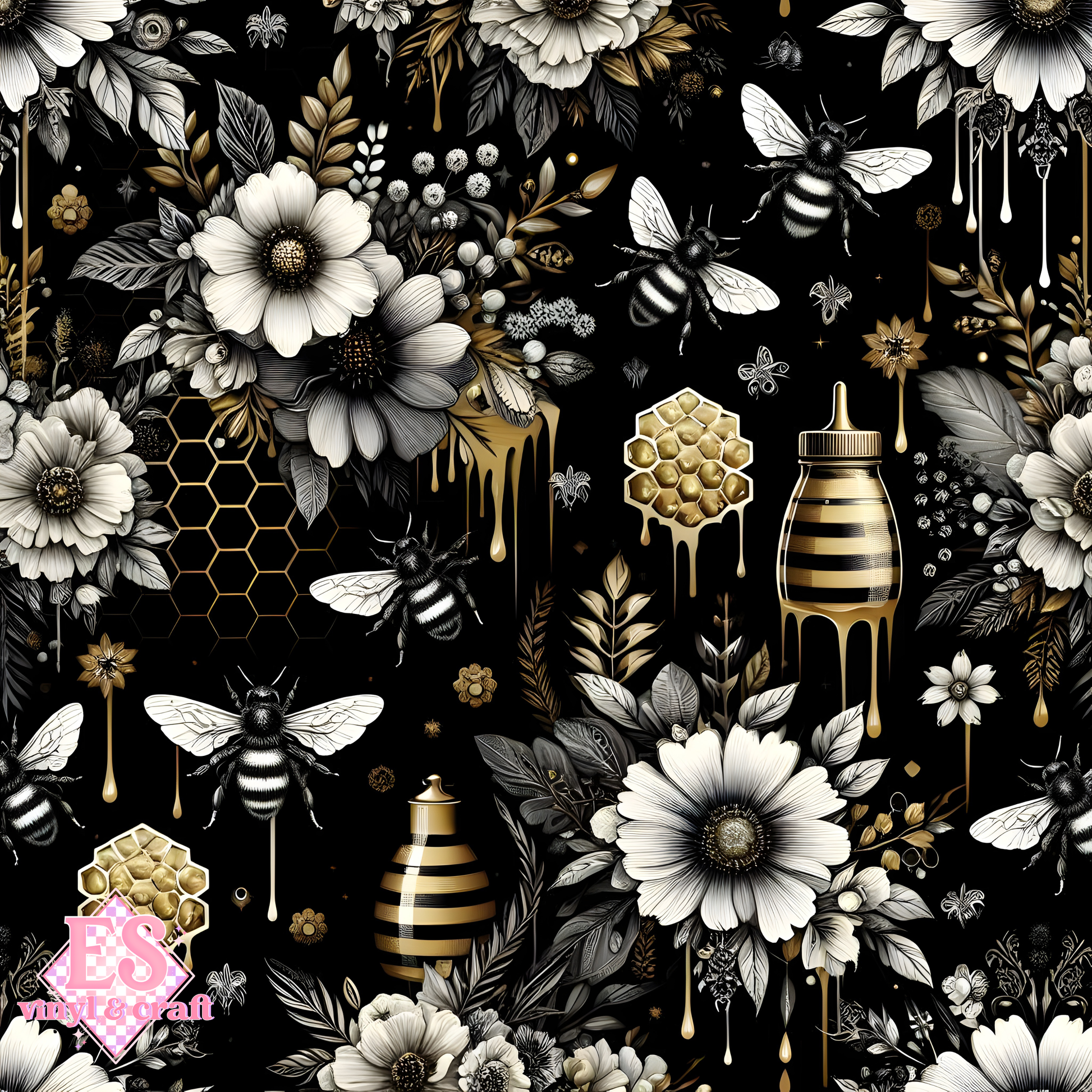 The Gilded Hive Collection - Section 1 - 12" x 12" Sheet image 10