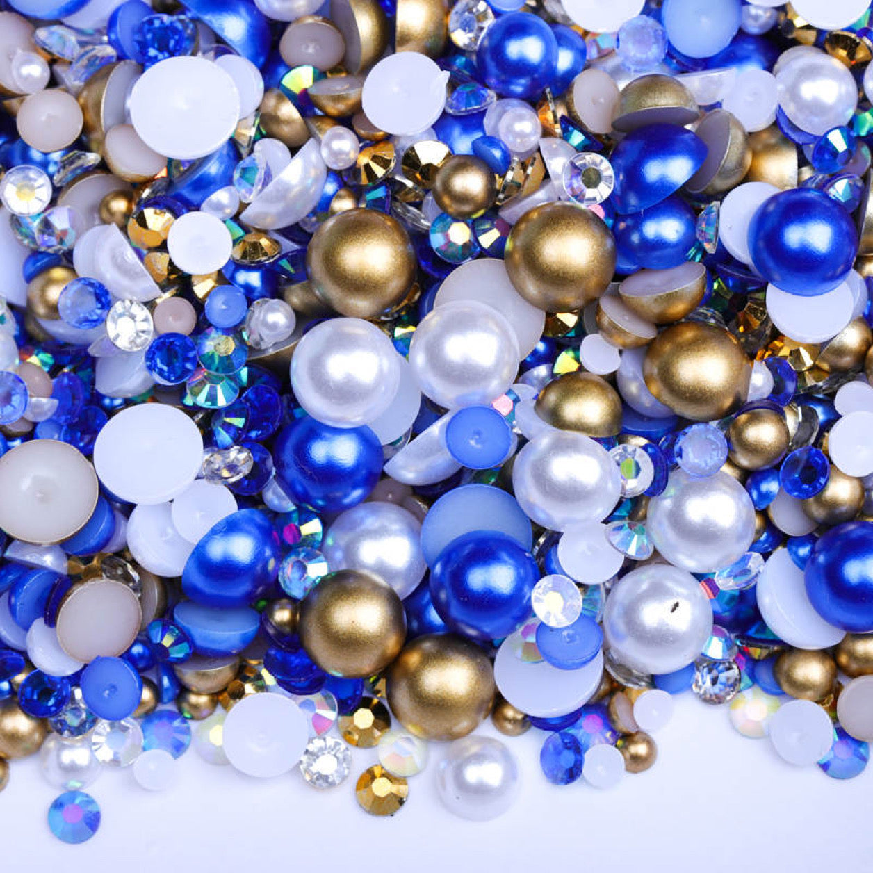 Polar Express - Pearl & Rhinestone Mix image 0