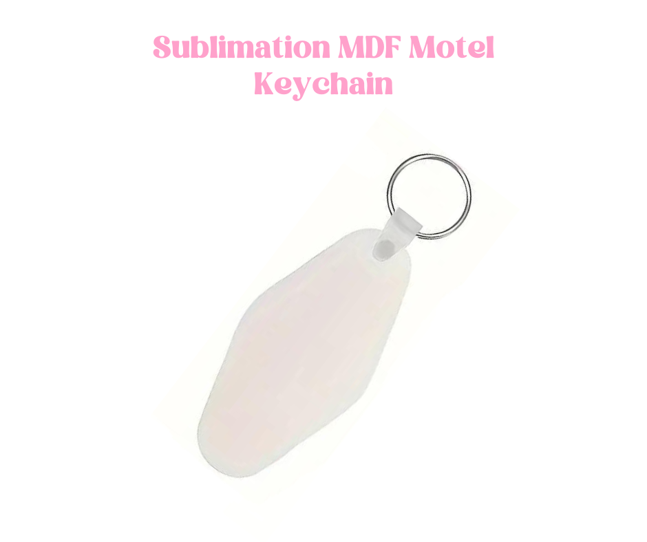Motel Keychain MDF Sublimation image 2