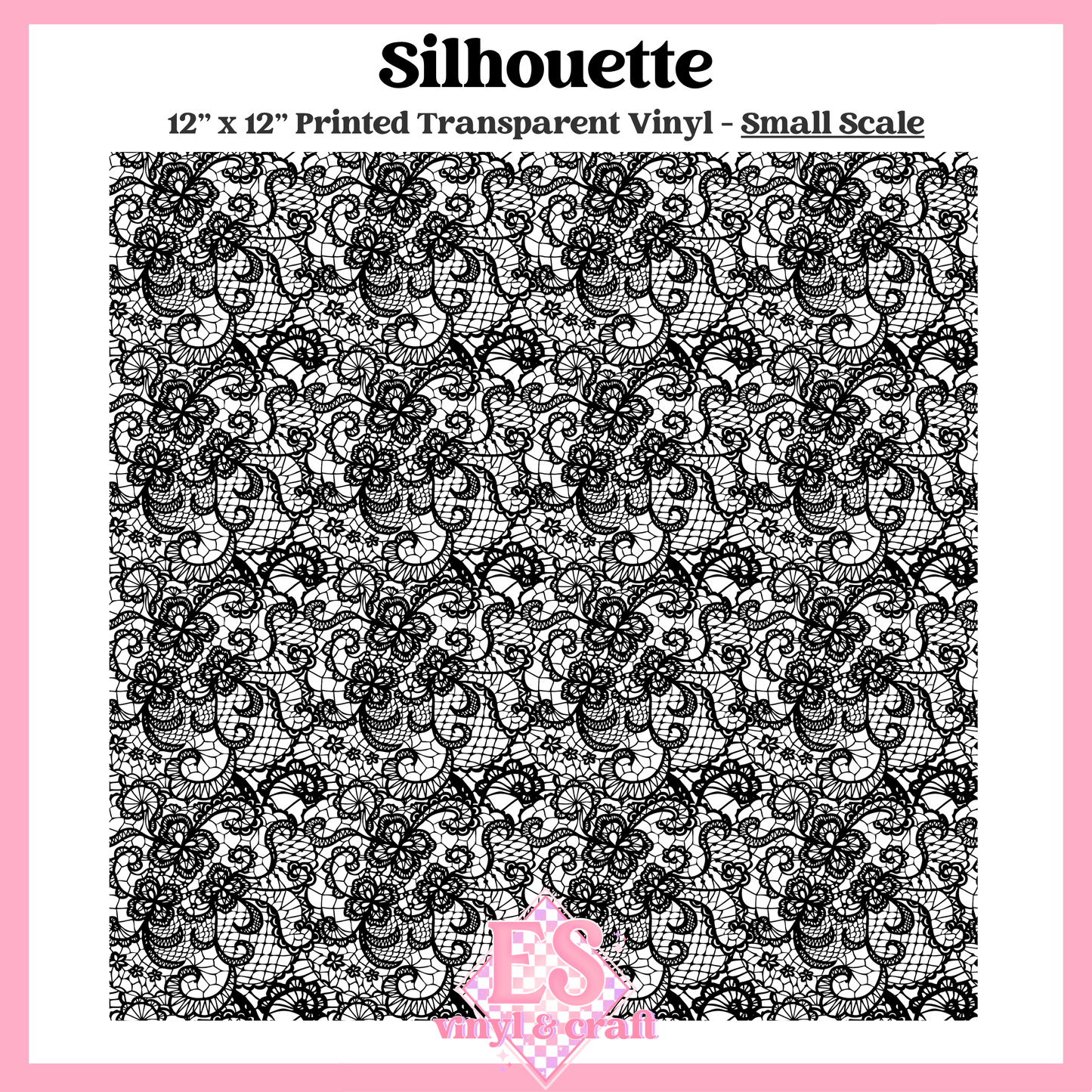 Silhouette Transparent - Small or Large Scale Options - 12" x 12" Sheet image 1