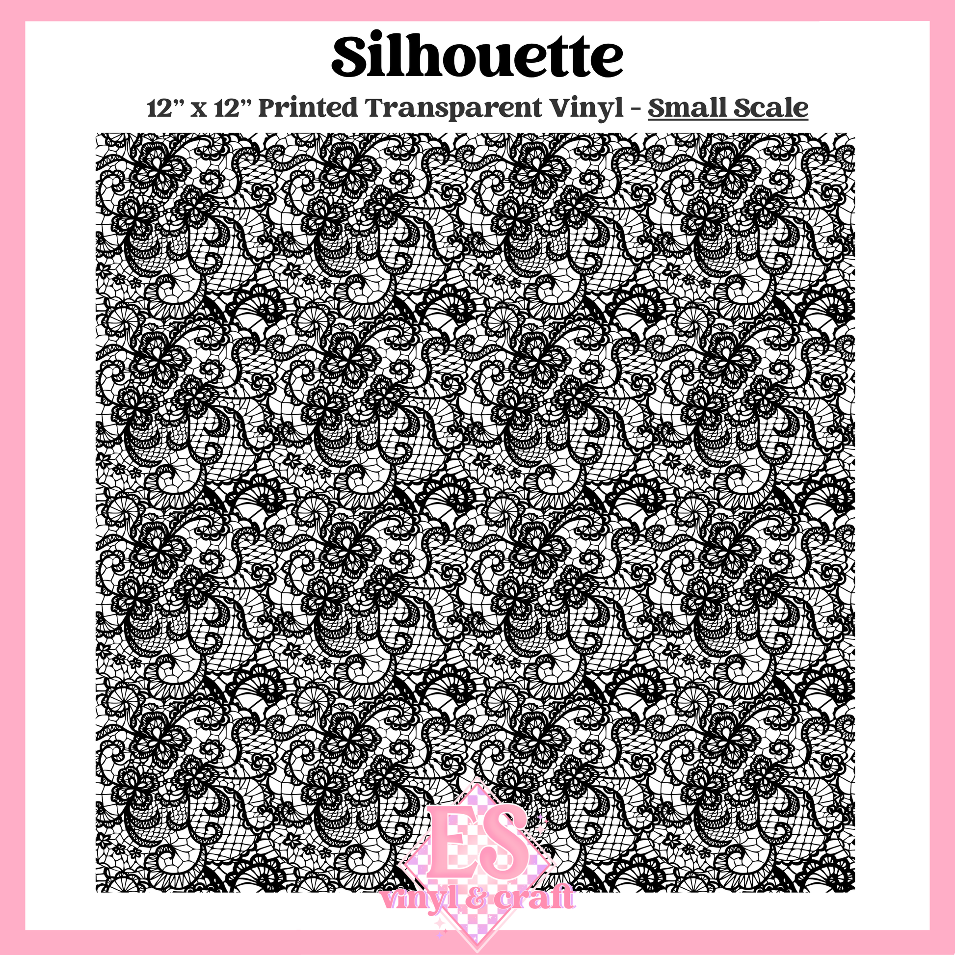 Silhouette Transparent - Small or Large Scale Options - 12" x 12" Sheet image 1