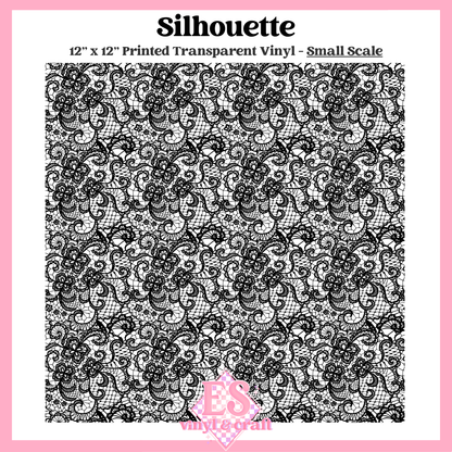 Silhouette Transparent - Small or Large Scale Options - 12" x 12" Sheet image 1