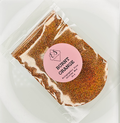 Burnt Orange - Holographic Fine Glitter Mix image 0