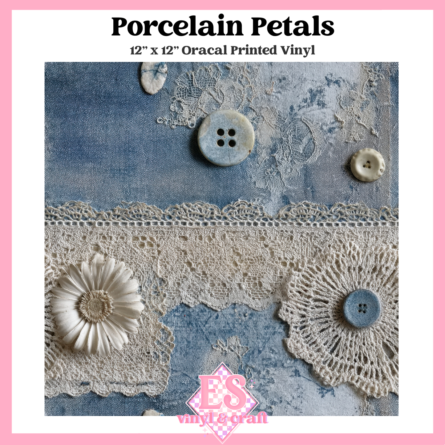 Indigo Reverie Collection - 12" x 12" Sheet (12 Different Designs) image 6