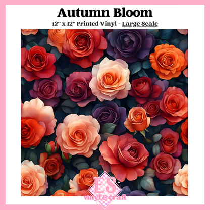 Autumn Bloom - Small or Large Scale Options - 12" x 12" Sheet image 2