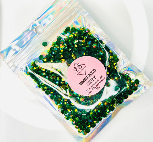 Emerald City - Transparent AB Resin Rhinestones (3mm, 4mm &amp; 5mm) image 0