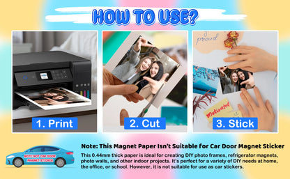 Teckwrap Magnetic Ink Jet Printable Sticker Paper image 4