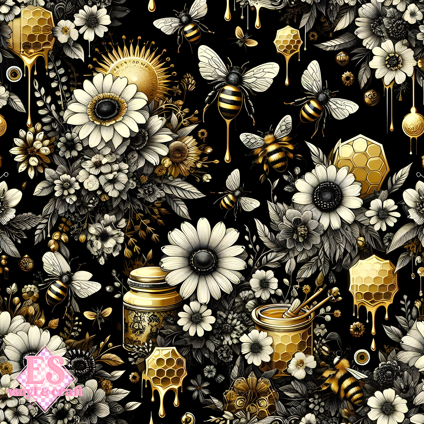 The Gilded Hive Collection - Section 1 - 12" x 12" Sheet image 11