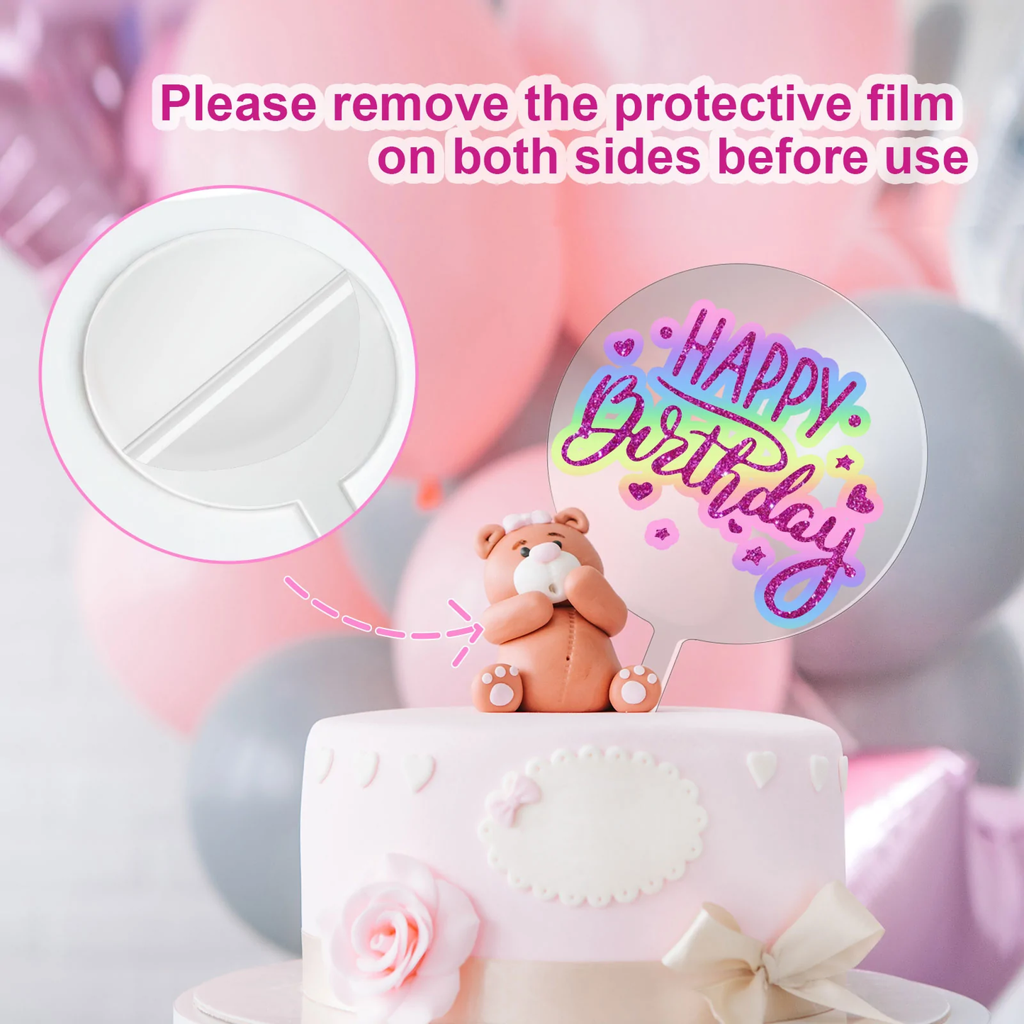 Teckwrap Cake Topper Acrylic Blanks image 10