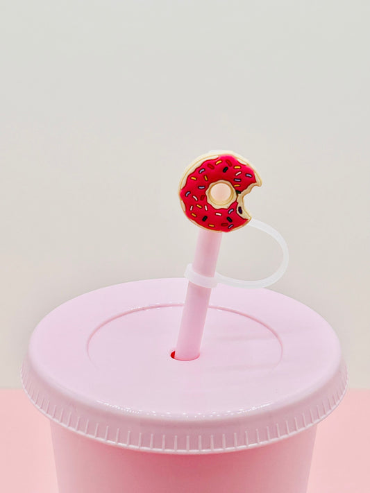Straw Topper - Bitten Doughnut image 0