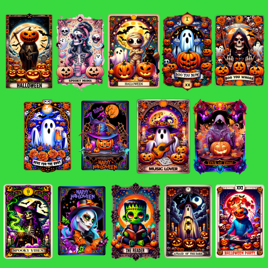 Halloween Tarot Card Decals - Teckwrap Glow in the Dark 3 image 0