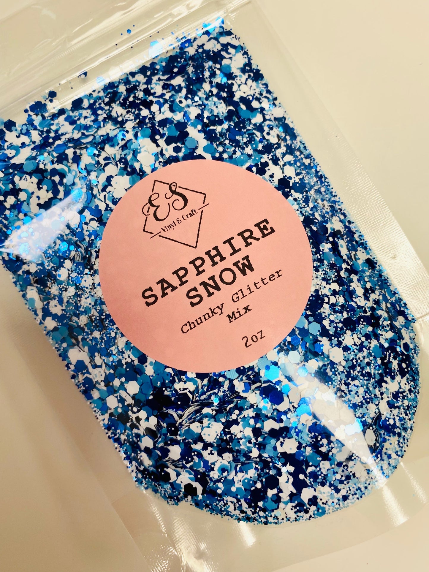 Sapphire Snow - Chunky Glitter Mix image 0