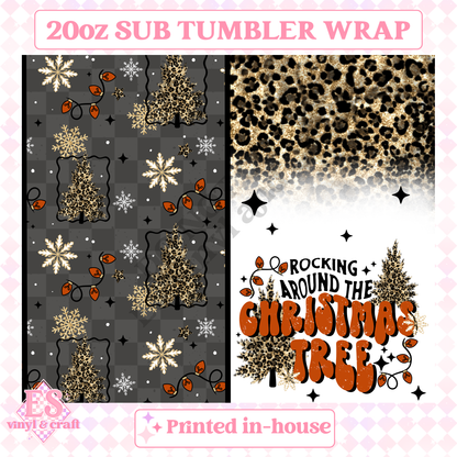 Rocking Around - Full 20oz Tumbler Sublimation Print image 1