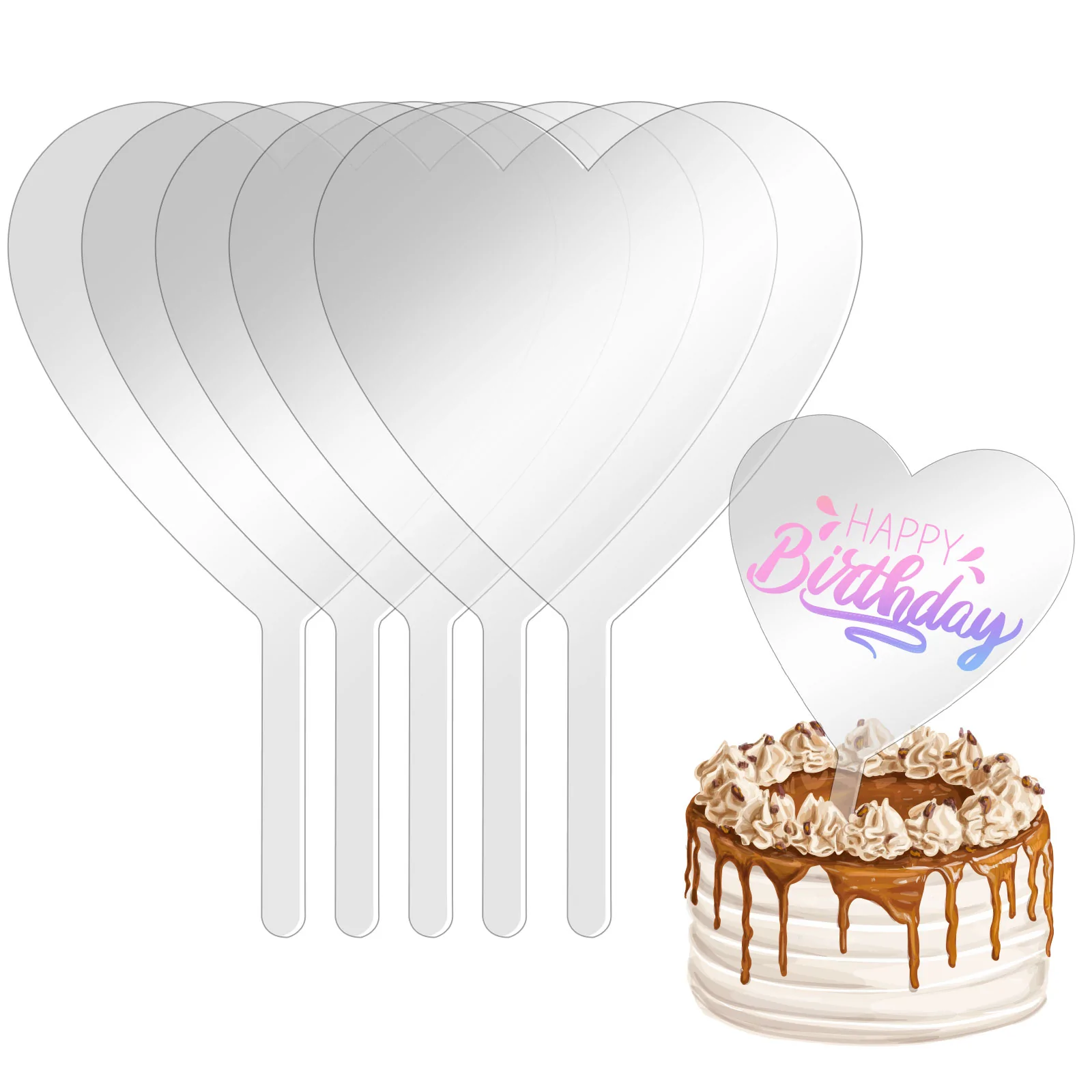 Teckwrap Cake Topper Acrylic Blanks image 8