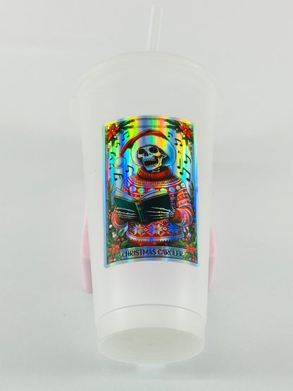 Christmas Tarot Card Decals - Holographic Rainbow Silver image 6