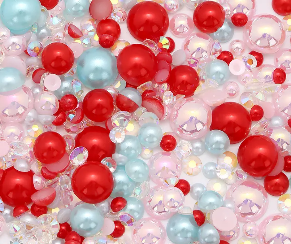 Papa Smurf - Pearl & Rhinestone Mix image 0