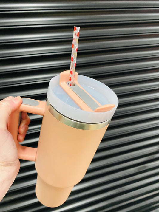 Christmas Straws for Stanley (40oz) Tumblers - Christmas Stocking Clear image 0
