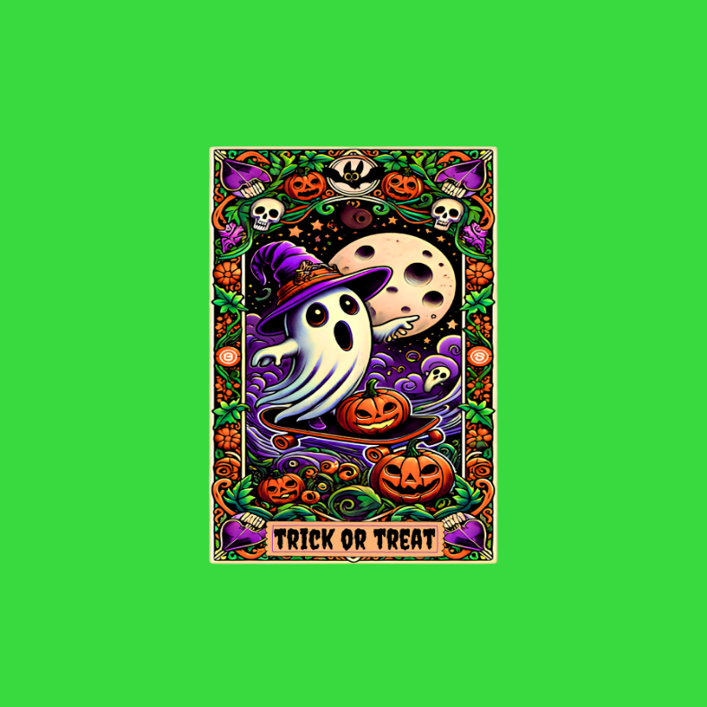 Halloween Tarot Card Decals - Teckwrap Glow in the Dark Section 2 image 3