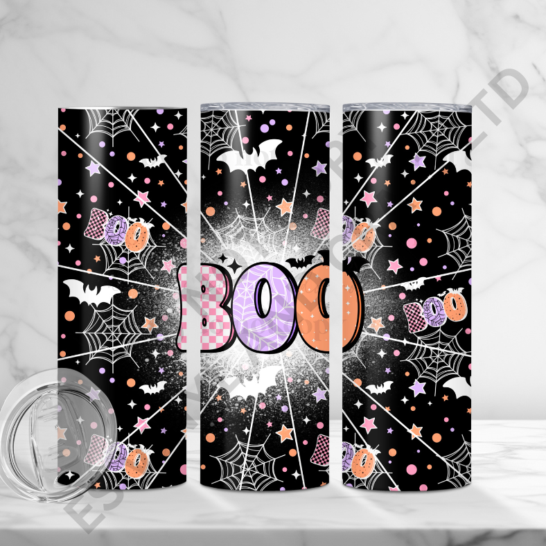 Boo! - Full 20oz Tumbler Sublimation Ready To Print image 0