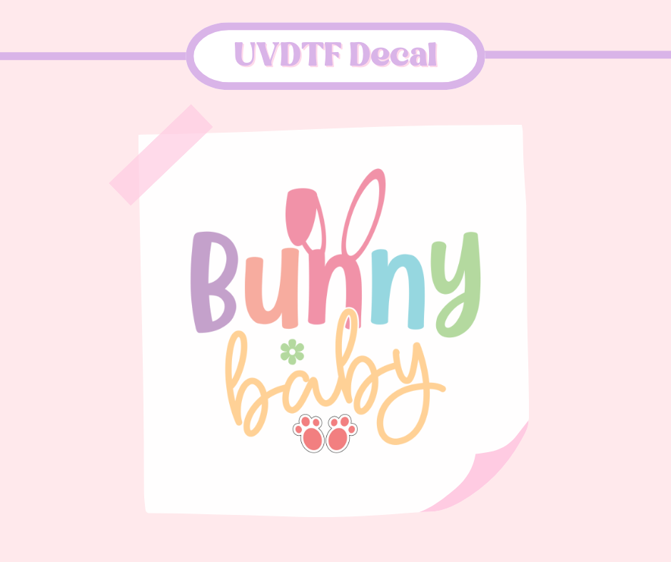 Bunny Baby - UVDTF Decal image 0