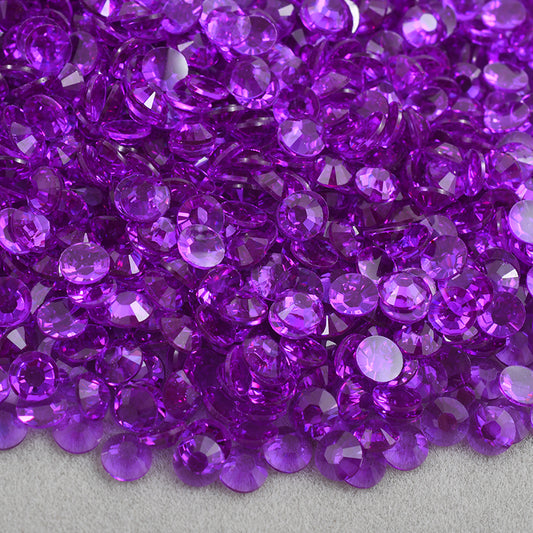 Purple - Transparent Resin Rhinestones (3mm, 4mm & 5mm) image 0