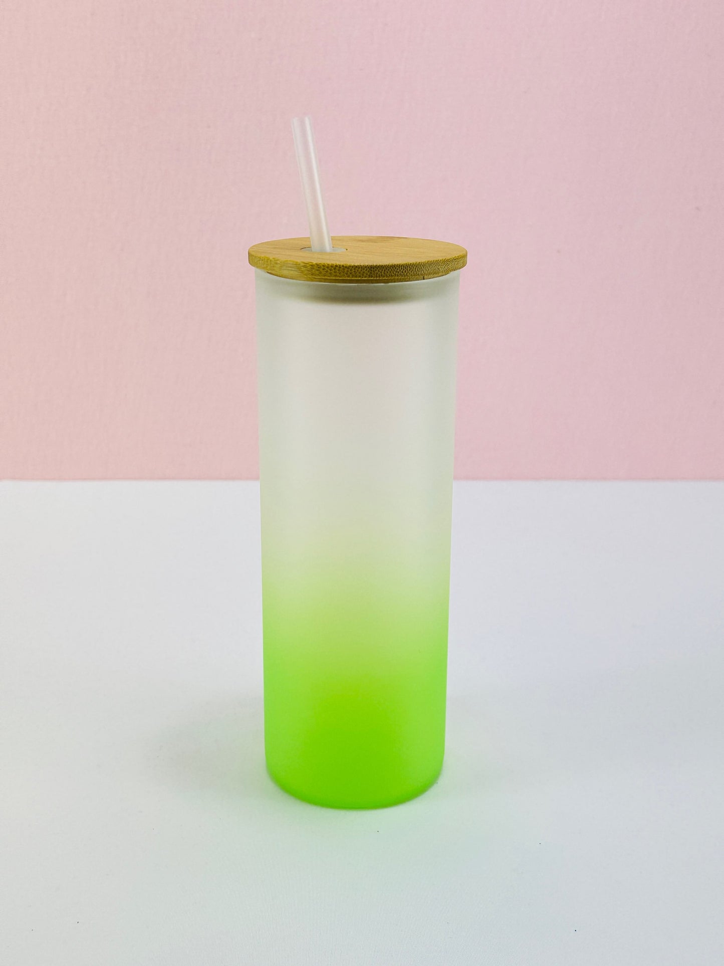 25oz Frosted Ombre Sublimation Glass image 6