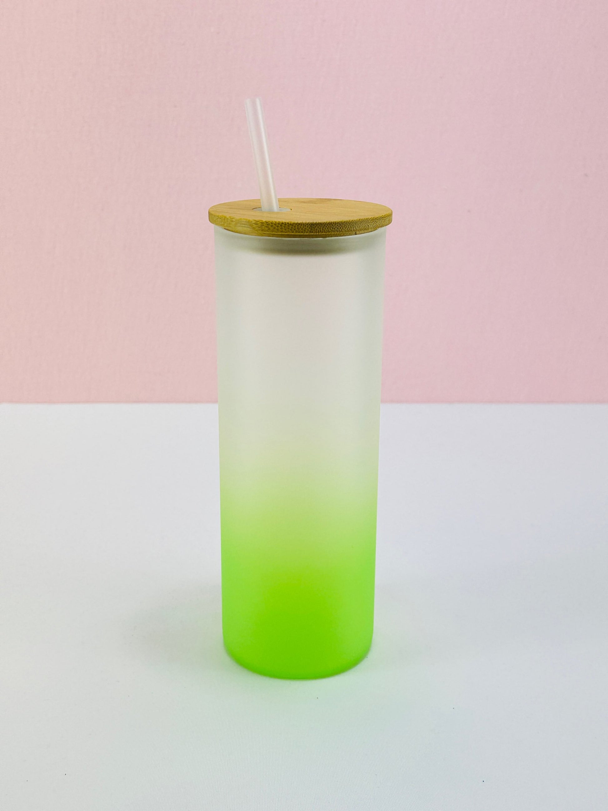 25oz Frosted Ombre Sublimation Glass image 6