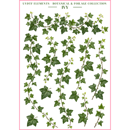 UVDTF Elements - Botanical & Foliage Collection