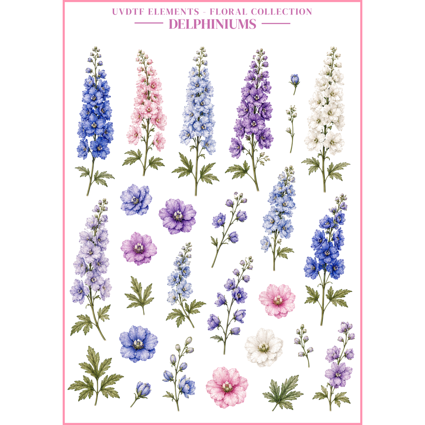 UVDTF Elements - Floral Collection